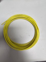 16 GAUGE TFFN TEWN WIRE YELLOW 25′ FEET 600V COPPER STRANDED GROUND WIRE