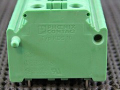 PHOENIX CONTACT KDS 10 57A 250V 1 POSITION TERMINAL BLOCK – LOT OF 10