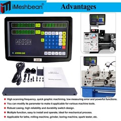 Linear Scale Digital Readout 2/3 Axis DRO Display Kit for Bridgeport Mill Lathe