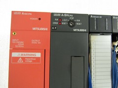 MITSUBISHI A1S61PN A1SHCPU A1SX40(X3) A1SY40 (X2) A1SY50 RACK P/S MODULES LOT