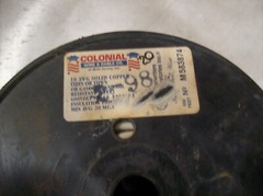 #20) NEW Spool of Electric Wire – 10 Guage Solid 165′ White