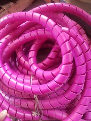 Spiral Cable Wrap  1″ Purple Free Shipping 10′