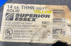 SUPERIOR ESSEX 14GA. SOLID INSULATED WIRE THHN 600V LENGTH: 100′