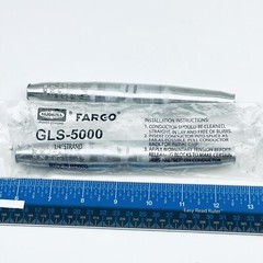 LOT OF 2 HUBBELL FARGO 1/4 GLS-5000 STRAND WIRE RANGE-.240-.253 – 6.40″ X .90″