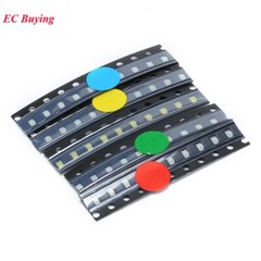 100pcs 0402 0603 0805 1206 SMD Colorful LED Electronic Kit Electronic Components