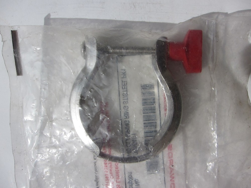 (1) EACH EDWARDS C105-16-401 , NW40 CLAMPING RING STAINLESS STEEL NEW SEALED
