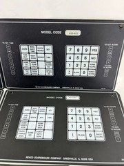 Nevco Scoreboard Keypad Overlay Membrane Panel Replacement – Multiple Models