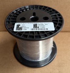 Monel 400 Wire .003” Alloy Spool United Wire Tech Part#60818 2.99 LB USA