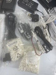 HUGE LOT Electrical Lighting Components Wires Strip Lights AC/DC Adaptors ECT