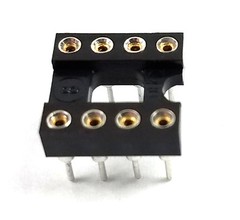 10PCS MC1458P MC1458 + Sockets – Dual Operational Amplifier IC