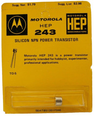 ONE Vintage HEP243 – MOTOROLA – SILICON NPN POWER TRANSISTOR