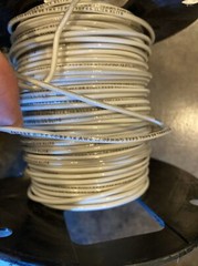 White Vinylon 14 AWG THHN Or THWN GR2 VW-1 600V Approx 30ft