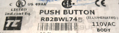 NEW SHAMROCK CONTROL RB2-BWL745-110 BODY ASSEMBLY RB2-BWL7