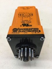 Time Delay Relay TDE-24-AKA-030 Diversified Electronics Single Pole 24V AC/DC