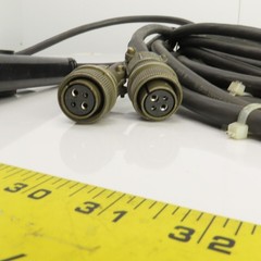 16 Awg 4 Conductor Test Cable With Alligator Clamp & Bendix 4 Pin Connector 30’L
