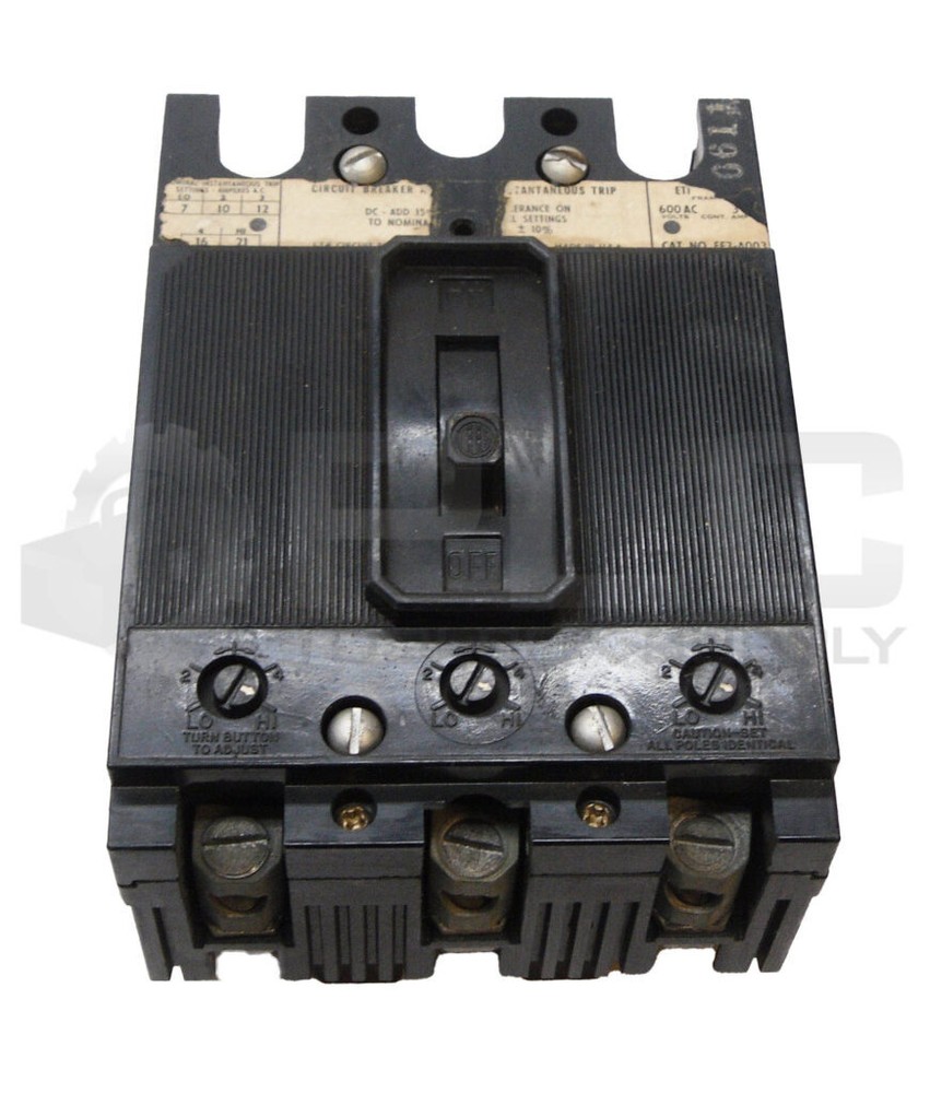 I-T-E EF3-A003 CIRCUIT BREAKER 3A 600VAC
