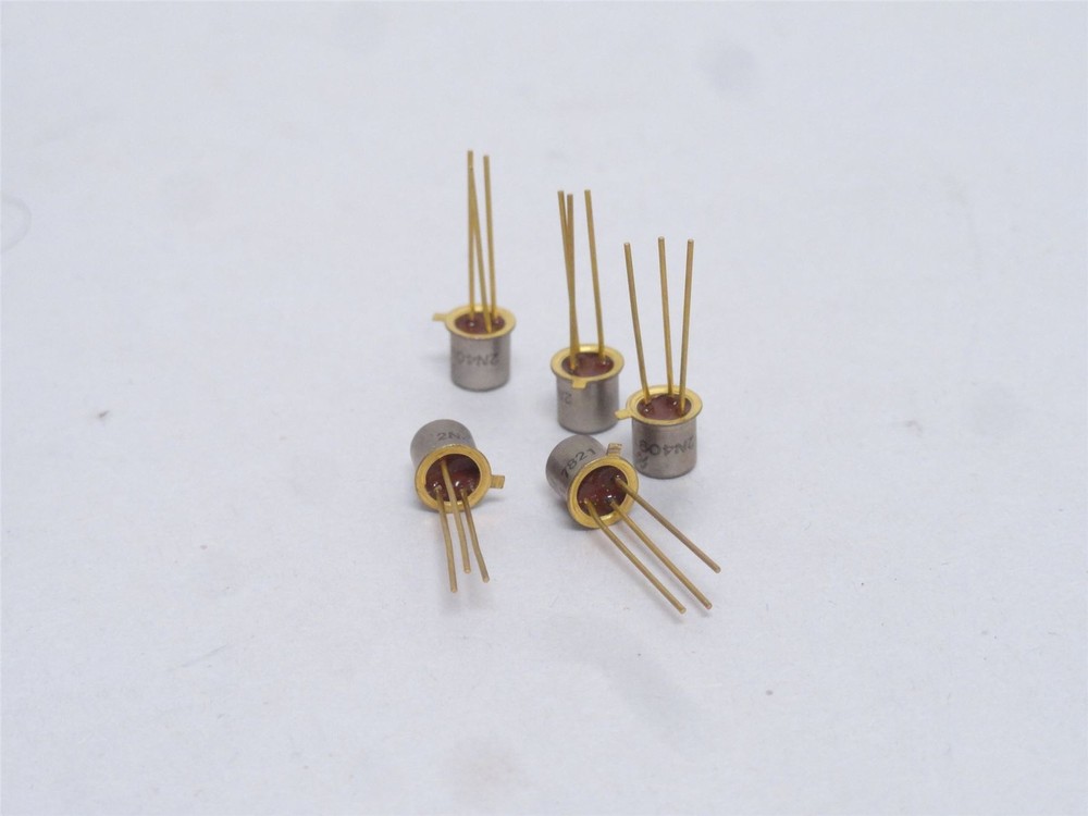 202162 New-No Box; InterFET 2N4091 Lot-5 Transistor N-Channel JFET TO-18-3