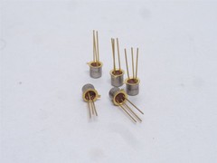 202162 New-No Box; InterFET 2N4091 Lot-5 Transistor N-Channel JFET TO-18-3