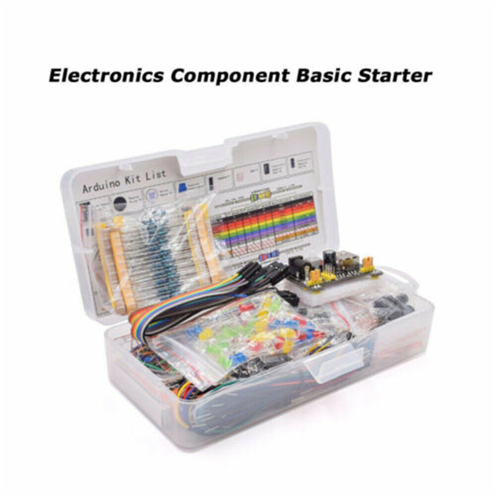 Electronic Components Kit Breadboard Cable Resistor Applicable For UNO R3 L0R5