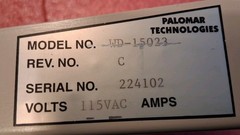Palomar WD15023 Rev.C Negative EFO Controller Board 110VAC