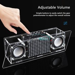 Electronic Soldering Audio Spectrum Bluetooth Speaker Kit LED Music Spectrum DIY