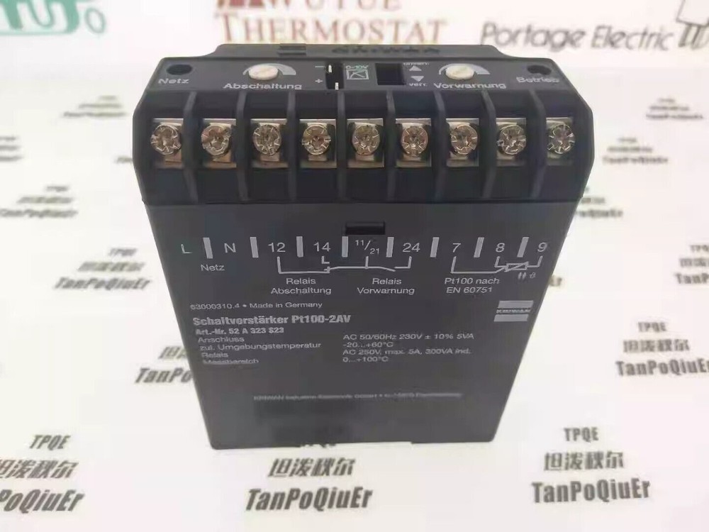 new KRIWAN Protection module PT100-2AV 52A323 S23