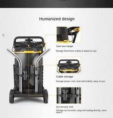 Industrial Vacuum Cleaner: High-Power, High-Suction Commercial Wet/Dry Vacuum