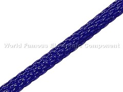 1/8″ , 1/4″ Dark Purple PET flex braided expandable sleeving – Made in USA