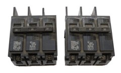 LOT OF 2 GOULD I-T-E BQ3-B020 CIRCUIT BREAKER 20A 3 POLE240VAC
