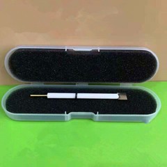 1Pc Purity 99.99% Pt Platinum Electrode Platinum Plate Electrode PTFE Rod 6x80mm