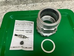 Appleton 4″ N.T.P. Cable Gland. TMC2-400376A conn, aluminum. FOR HAZARDOUS LOC.