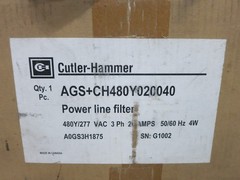 NEW Eaton AGS+CH480Y020040 Aegis Power Line Filter Surge Suppressor 480Y/277 20A