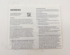 Siemens 6ES7 315-6FF04-0AB0 SIMATIC S7-300 Central Processing Unit CPU315F-2 …