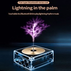 Bluetooth Compatible Music Tesla Coil AC110-240V 120W Tesla Coil 10CM Touchable