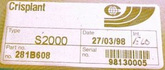 CRISPLANT TILT TRAY SORTER CONTROLLER CIRCUIT BOARD W/ BRACKET, S2000, 281B608