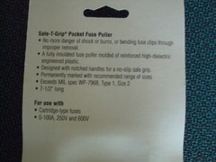 Ideal Pocket Fuse Puller Safe T Grip, 34-002