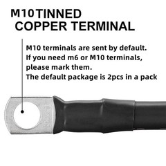 Pro Customize cable for Car, Boat, Marine, Inverter and RV solar 2- 6AWG
