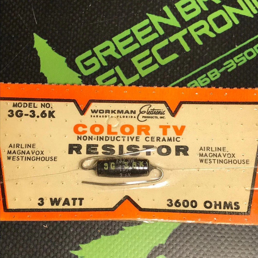 3G-3.6K – WORKMAN – 3W 3600 OHM RESISTOR