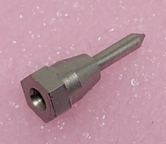 Lot of 6 – OLDAKER MFG – AP-81 – Test Probe Tips, Threaded Spherical Tip. USA