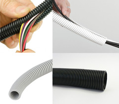 Conduit Spilt Cable Tidy Flexible Tube Convoluted Protection Tubing PE