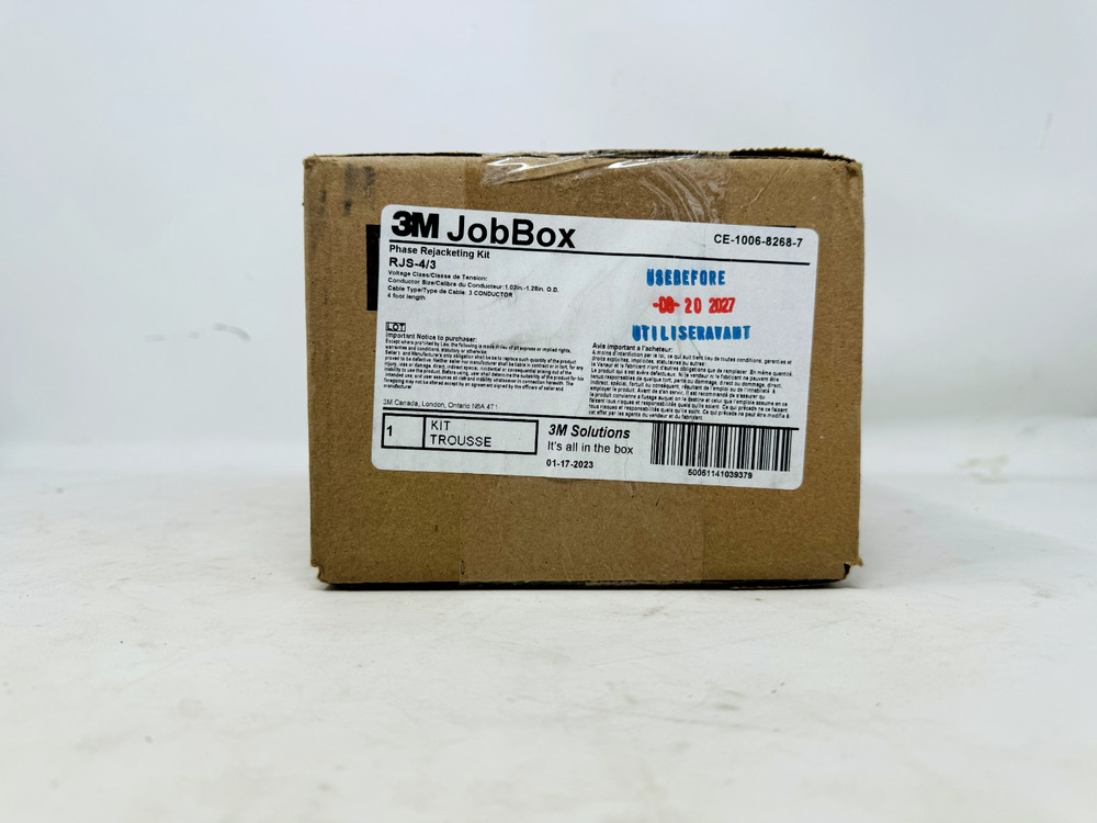 3M, RJS4-3 Phase Rejacketing, RJS Series, 4 ft 3 Conductor Kit OPEN BOX
