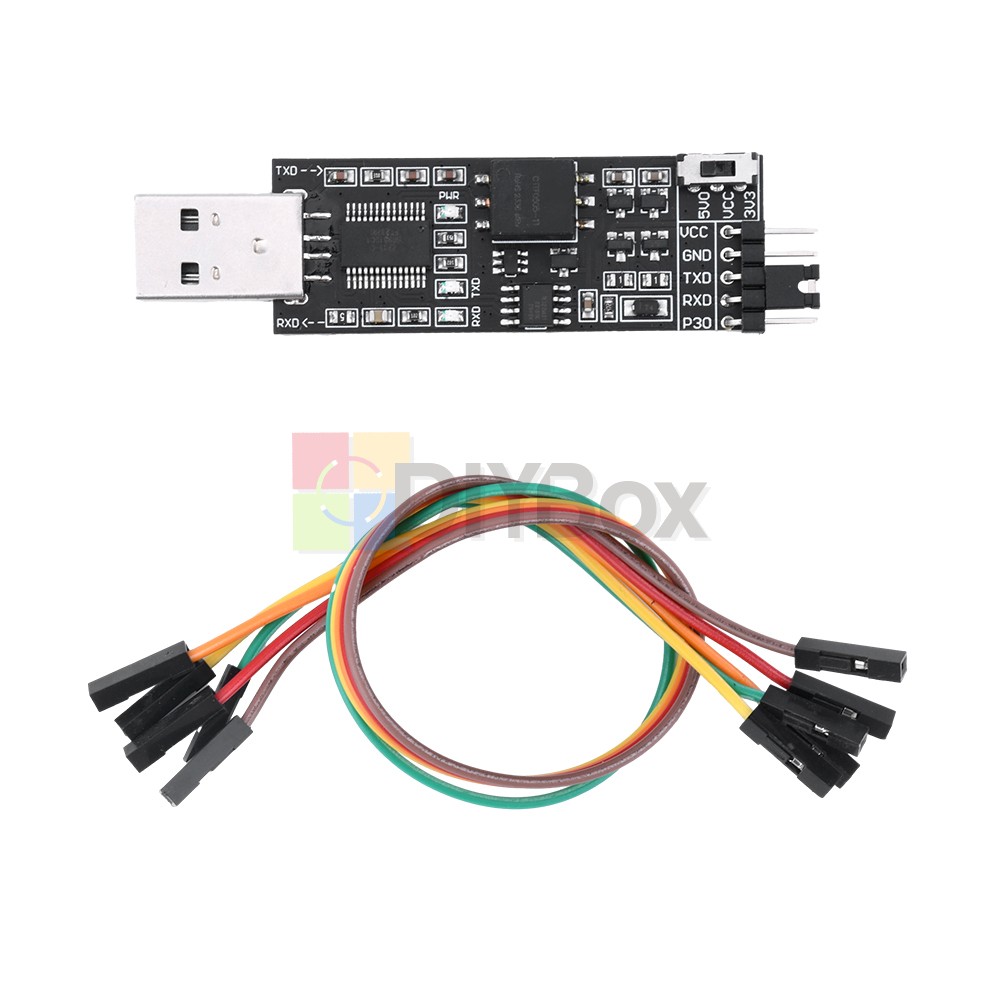 USB to TTL Serial Adapter Isolation Module FT232RL CP2102 Communication Module