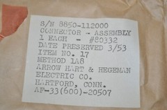 NOS H&H ARROW HART & HEGEMAN Bakelite 2-Prong Connector Set Male/Female 10A 250V