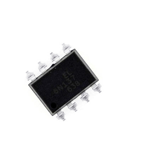 100 Pcs 6N137 DIP-8 High Speed Optocoupler, 10 Mbd new✦Kd