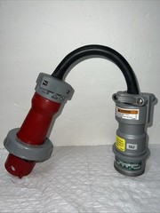 HUBBELL 430P7W-30A-30-7 1/2HP 480 Vac. With Appleton ARC3034BC Paired Used.