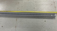 (Lot of 3) Taylor 93041 3″W X 4″H x 6FT Round Hole Wire Duct