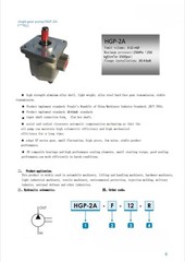 Hydraulic HGP-2A Single-Stage Gear Pump Hydraulic High-Pressure Gear Oil Pump