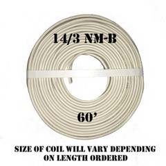 14/3 NM-B x 60′ Southwire “Romex®” Electrical Cable