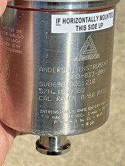 ANDERSON-NEGELE SV069G002G1210 Pressure Transmitter 1/2-3/4” Tri Clamp & Cord
