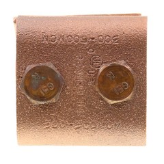 PENN-UNION GJ-4 BRONZE GROUND CLAMP CONNECTOR, FOR CU 300MCM-500MCM